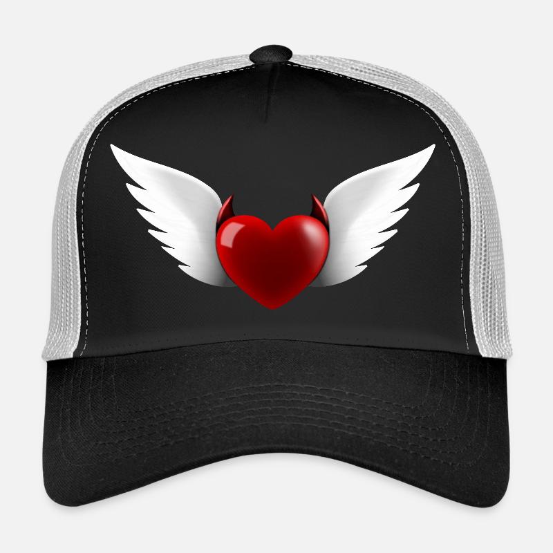 Herz Engel Teufel Trucker Cap