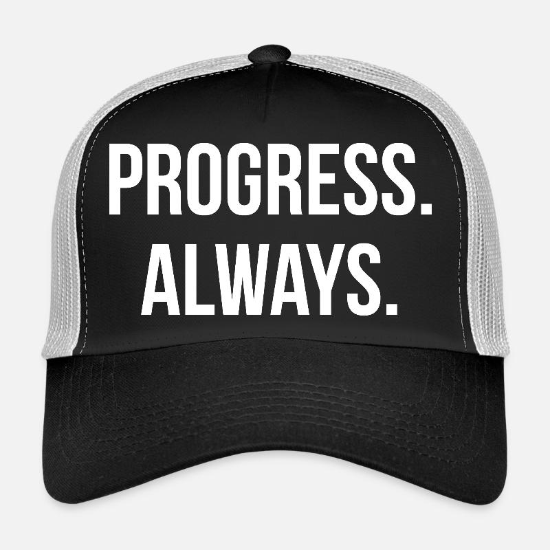 PROGRÈS. TOUJOURS. | Greyline Officiel Casquette trucker