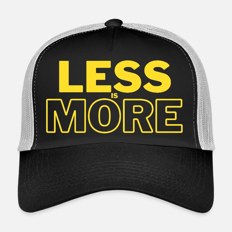 Moins, c’est plus Casquette trucker 