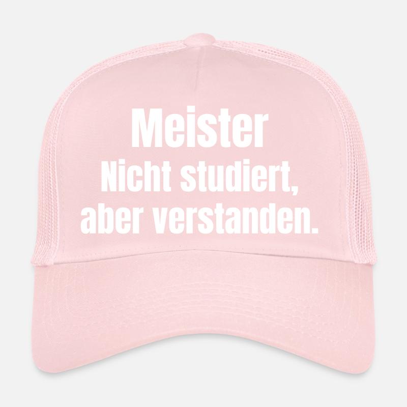 Maître non étudié – compris Casquette trucker 