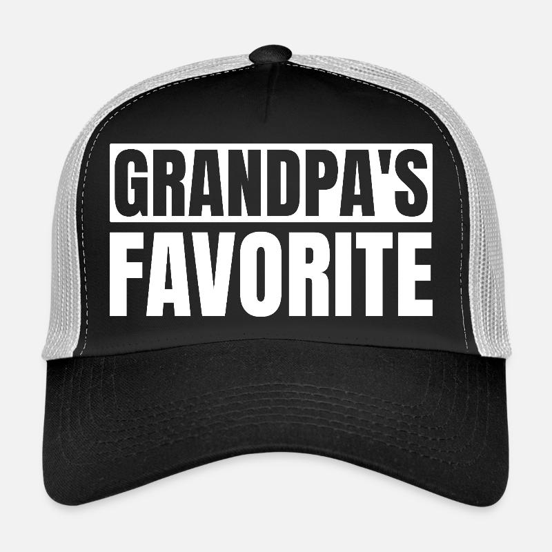 Petit-enfant préféré Lustig Je suis le préféré de Papy Casquette trucker 