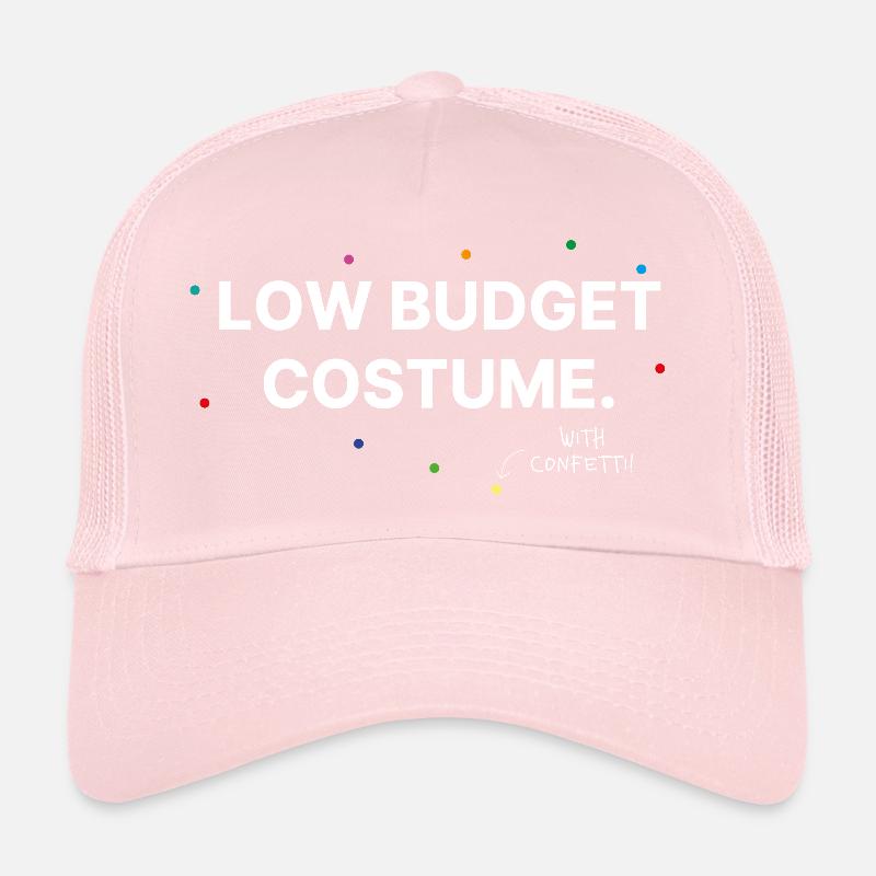Low Budget Kostüm mit Konfetti | Anti Karneval Trucker Cap