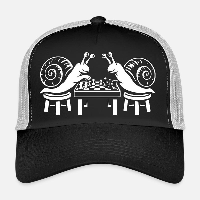 Snail Chess Duel Trucker Cap