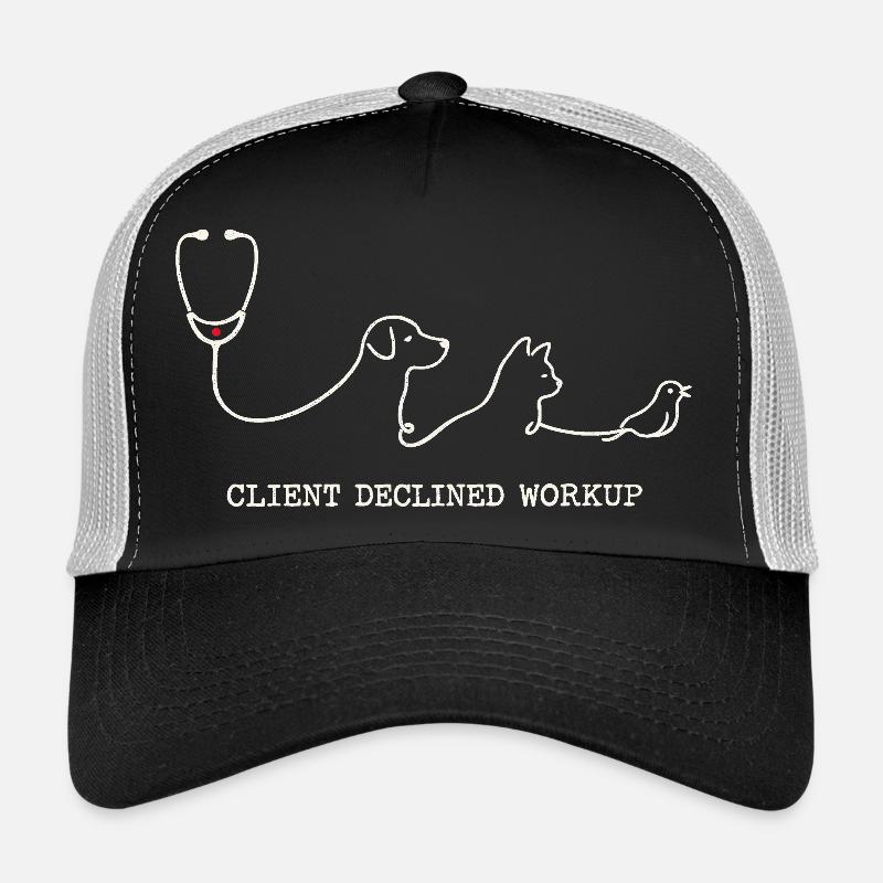 Vétérinaire Client vétérinaire refusé la consultation Casquette trucker 