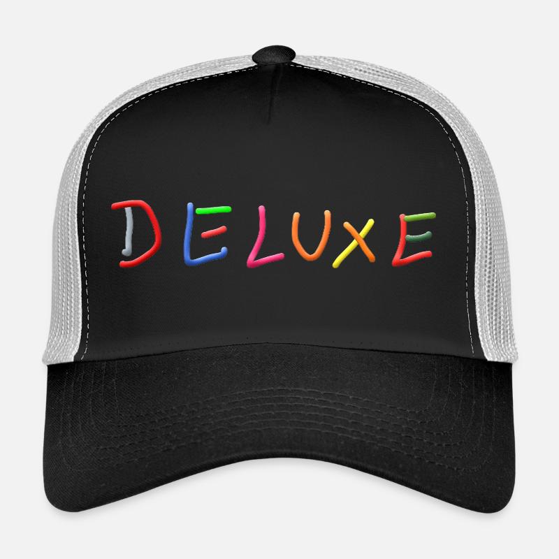 Deluxe Rainbow Lettering Trucker Cap