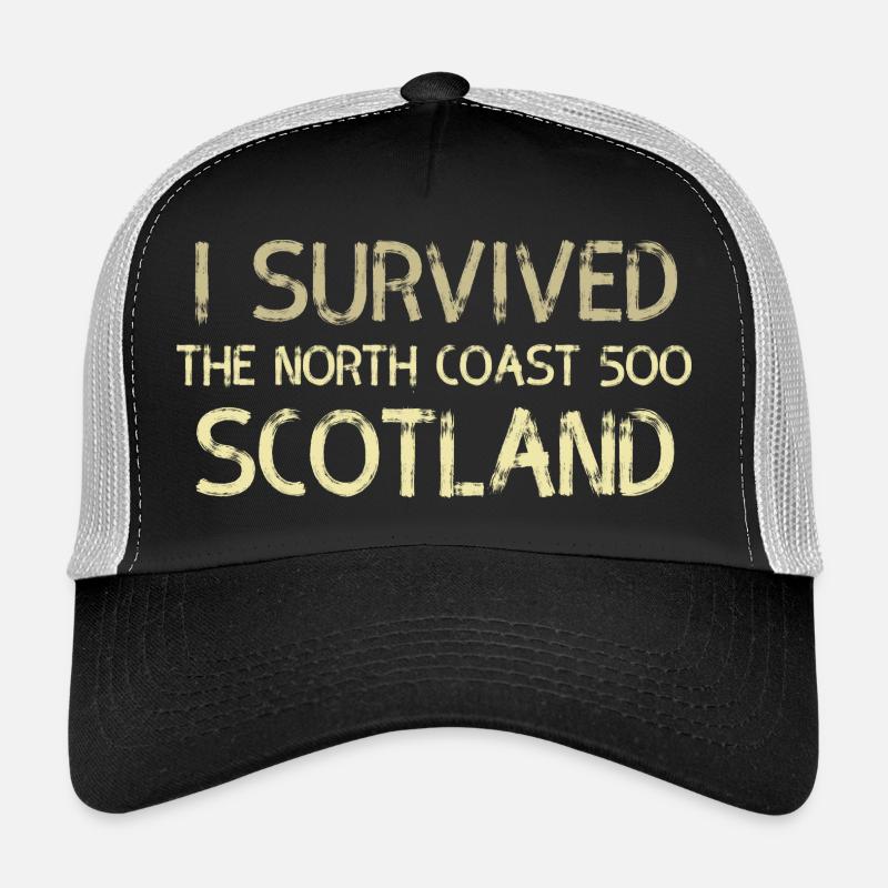 i survived nc500 Trucker Cap