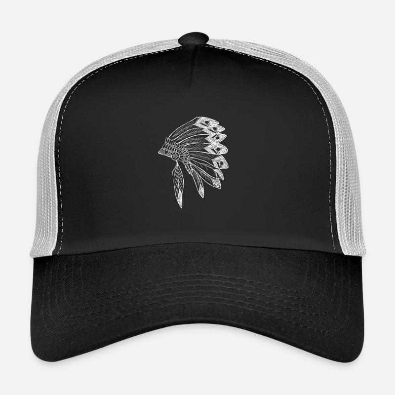 Apache - Trucker Cap - Schwarz/Steingrau