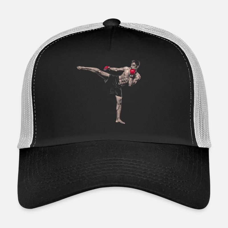Kickboxer - Trucker Cap - Schwarz/Steingrau