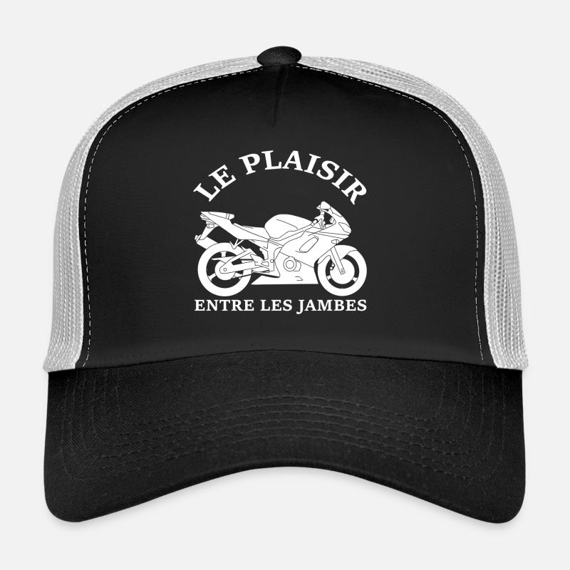 Le plaisir de la moto Casquette trucker 