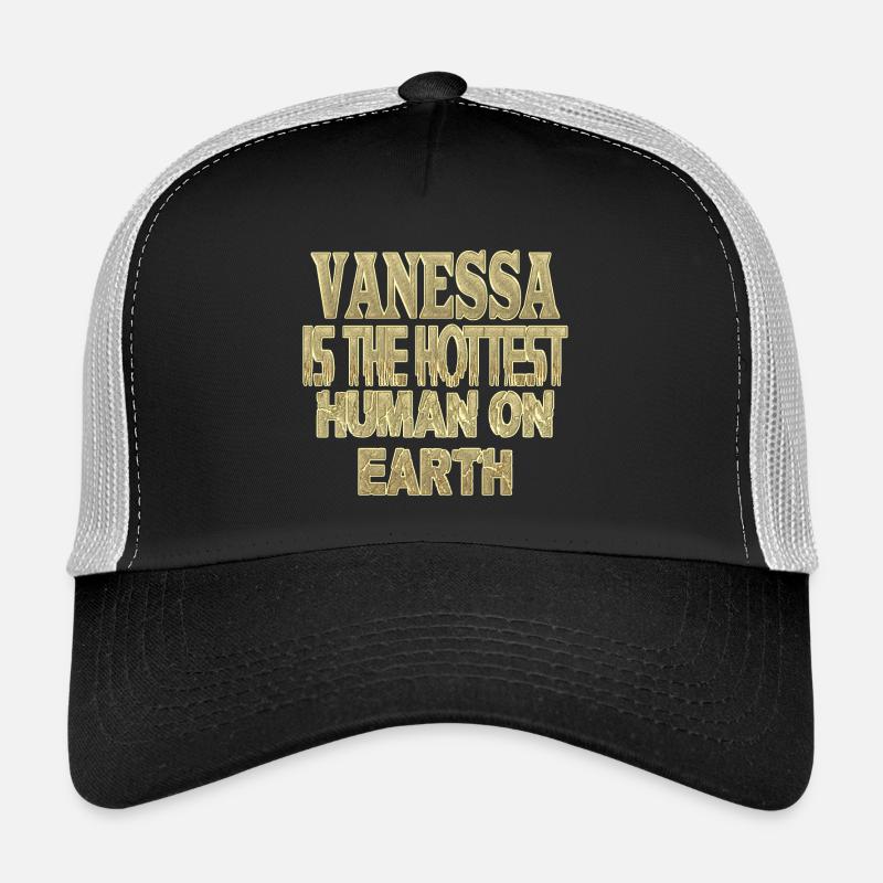 Vanessa - Trucker Cap - Schwarz/Steingrau