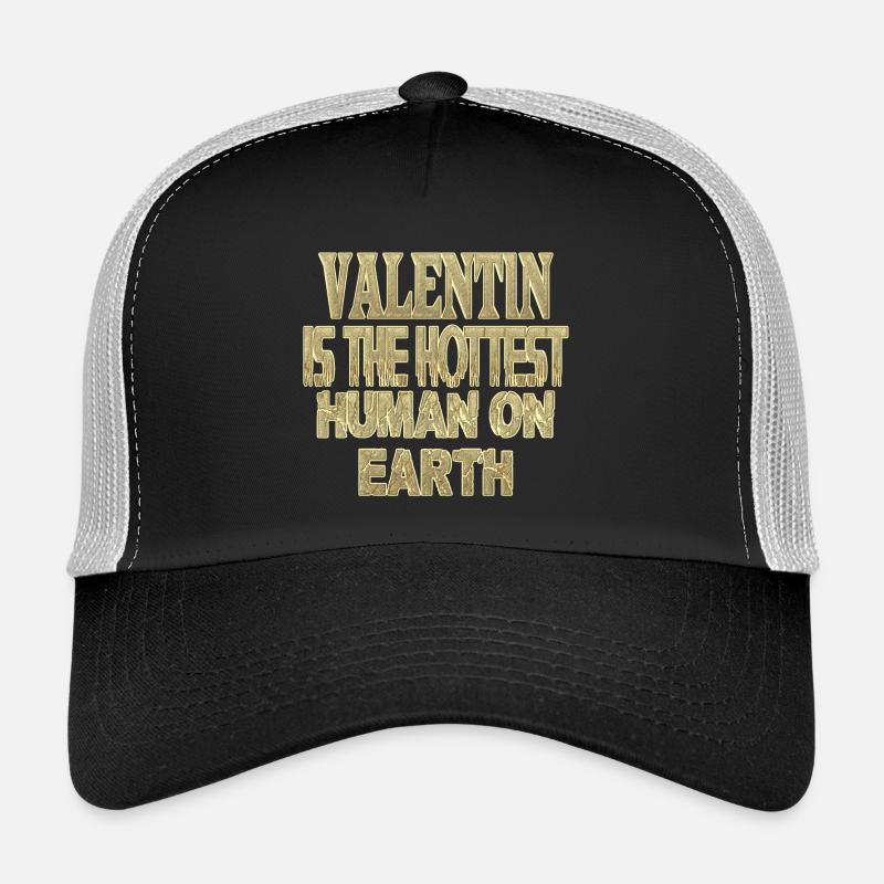 Valentin - Trucker Cap - Schwarz/Steingrau