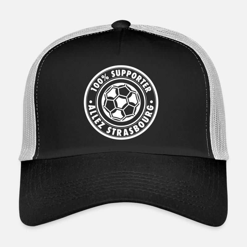 100 pour cent SUPPORTER STRASBOURG Casquette trucker 