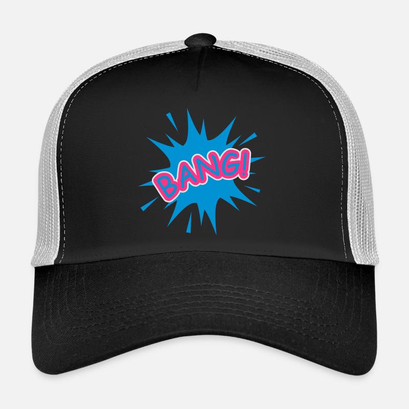 Eine Comic Sprechblase- Bang ! Trucker Cap