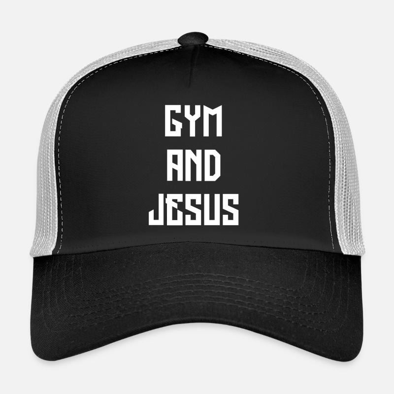 Gym and Jesus Casquette trucker 