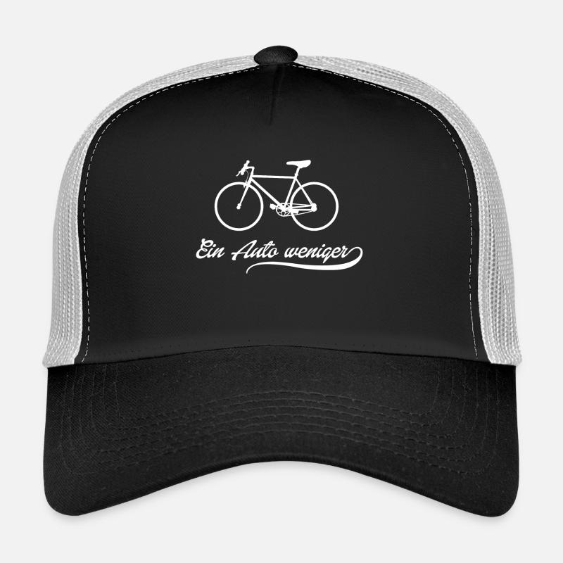 Bicycle instead of car movement - Trucker Cap - black/stone grey