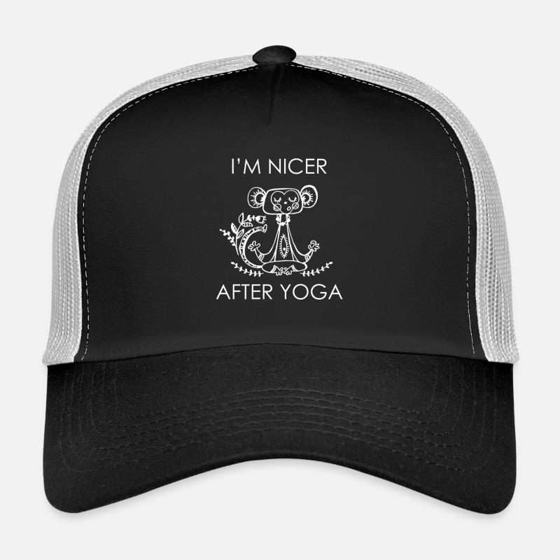yoga - Trucker Cap - Schwarz/Steingrau
