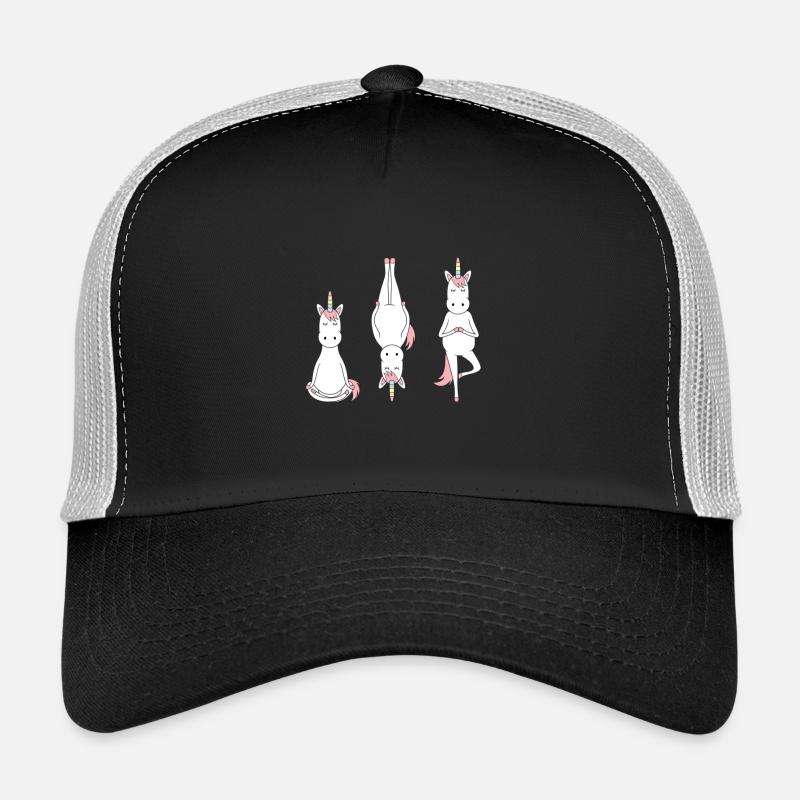 Einhörner in meditativer Pose Trucker Cap