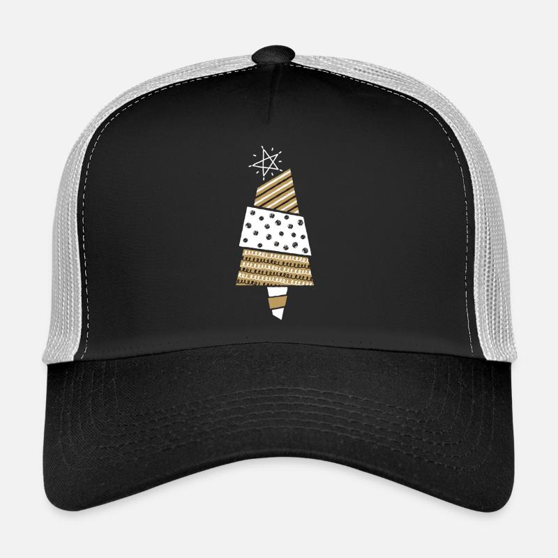 Arbre de Noël Noël Arbre de Noël étoile Noël Casquette trucker 