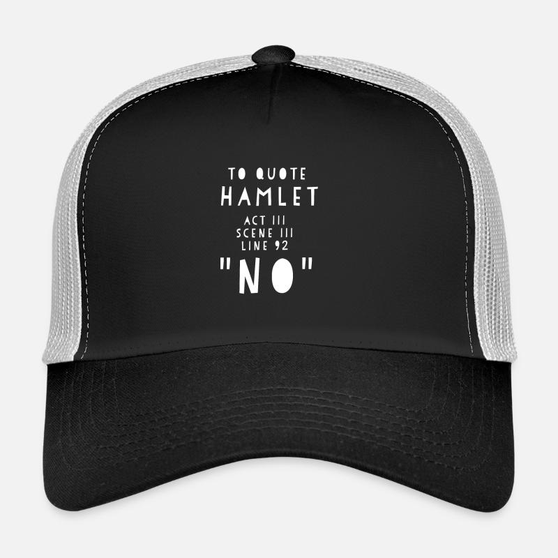 Hamlet - Casquette trucker  - noir/gris pierre