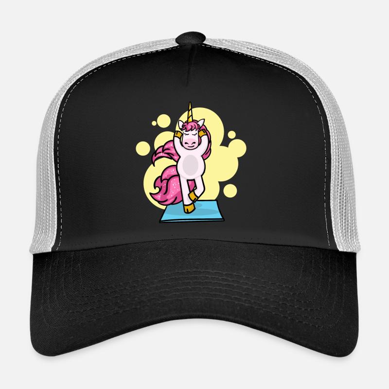 Pilates Unicorn Exercise Workout Workout Gym Casquette trucker 