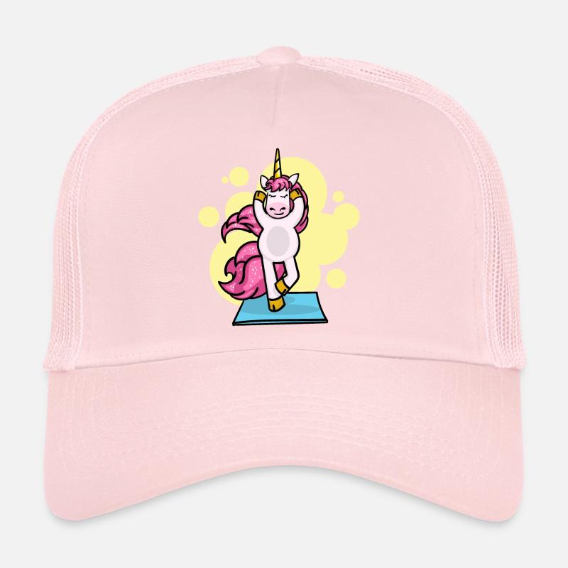Pilates Unicorn Exercise Workout Workout Gym Casquette trucker 