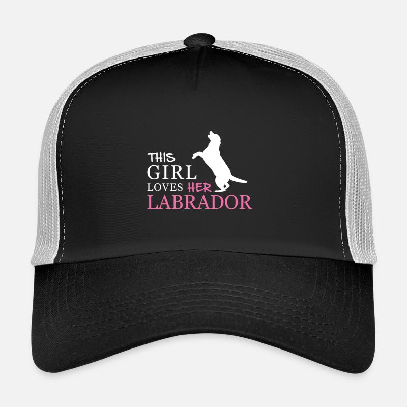Labrador - Casquette trucker  - noir/gris pierre