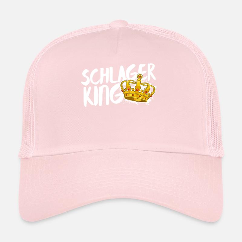 Schlager King Schlager King Déclaration de musique folklorique Casquette trucker 