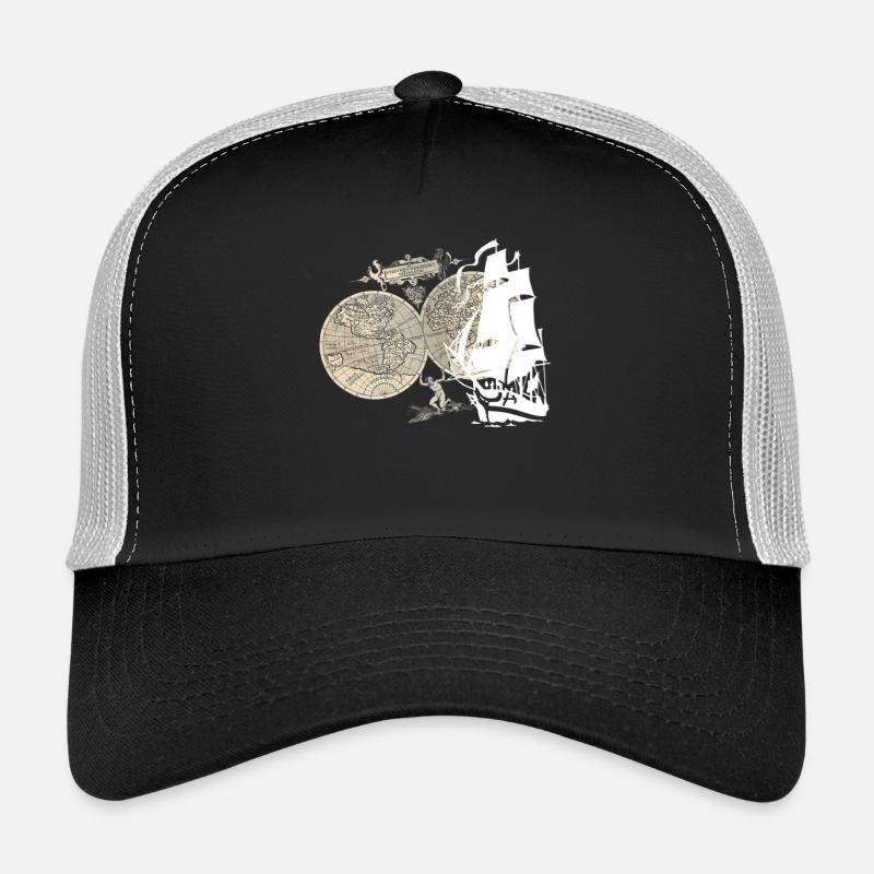 Ship and Map Casquette trucker 