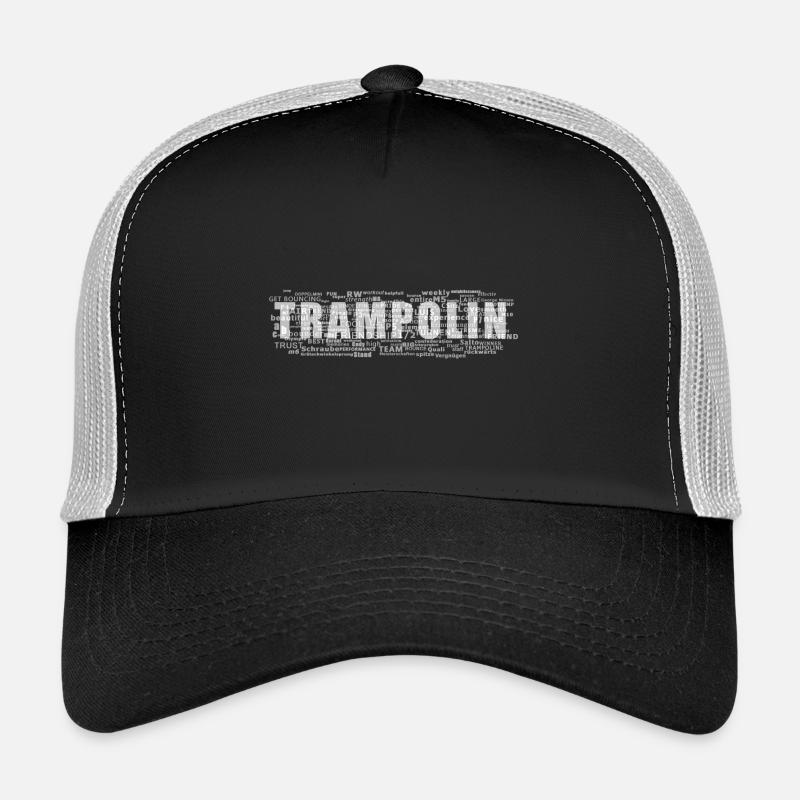 Trampolin - Trucker Cap - Schwarz/Steingrau