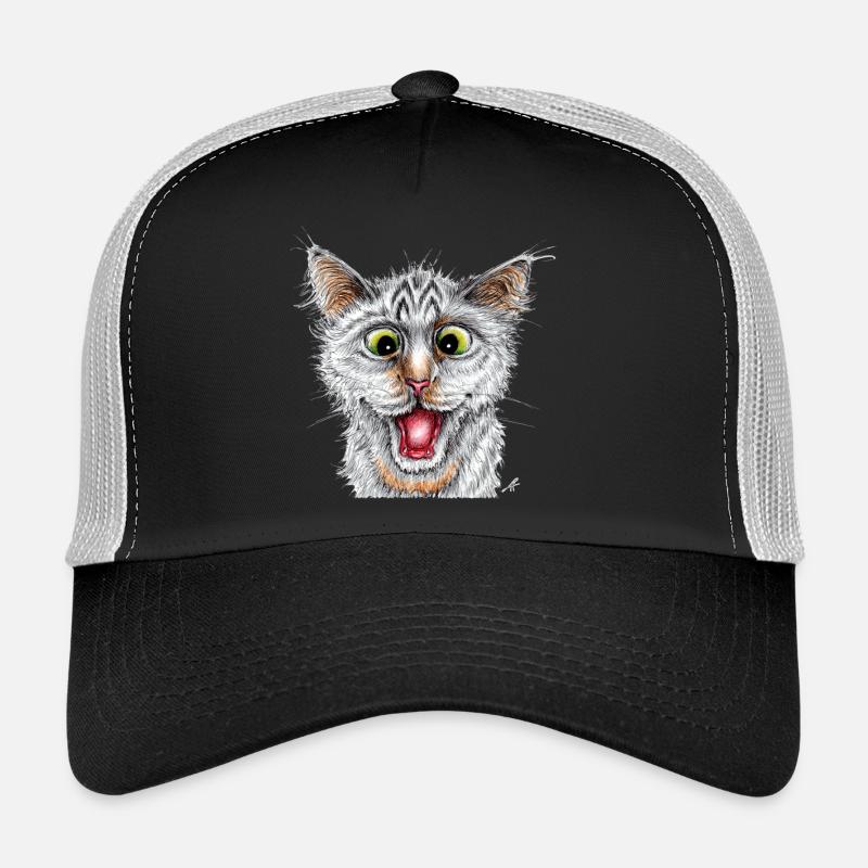 Happy Cat Trucker Cap