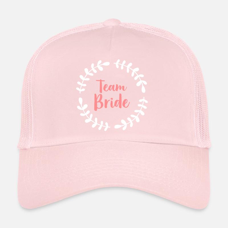 Couronne de mariée de l'équipe Casquette trucker 