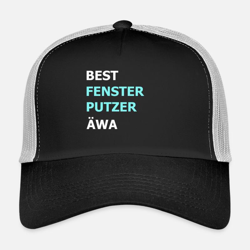 Bester Fensterputzer Reiniger Hausmann Geschenk Trucker Cap