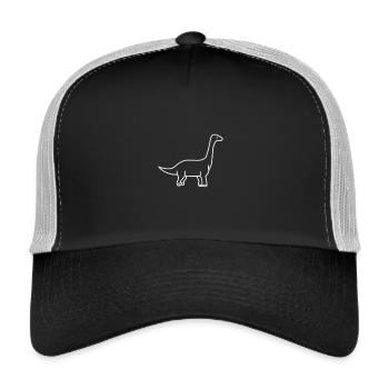 dinosaur - Trucker Cap - black/stone grey - Front