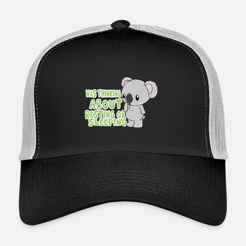 Koala - Trucker Cap - Schwarz/Steingrau