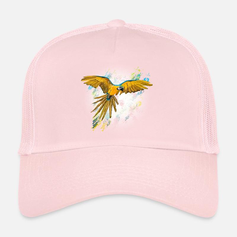 parrot ara Casquette trucker 