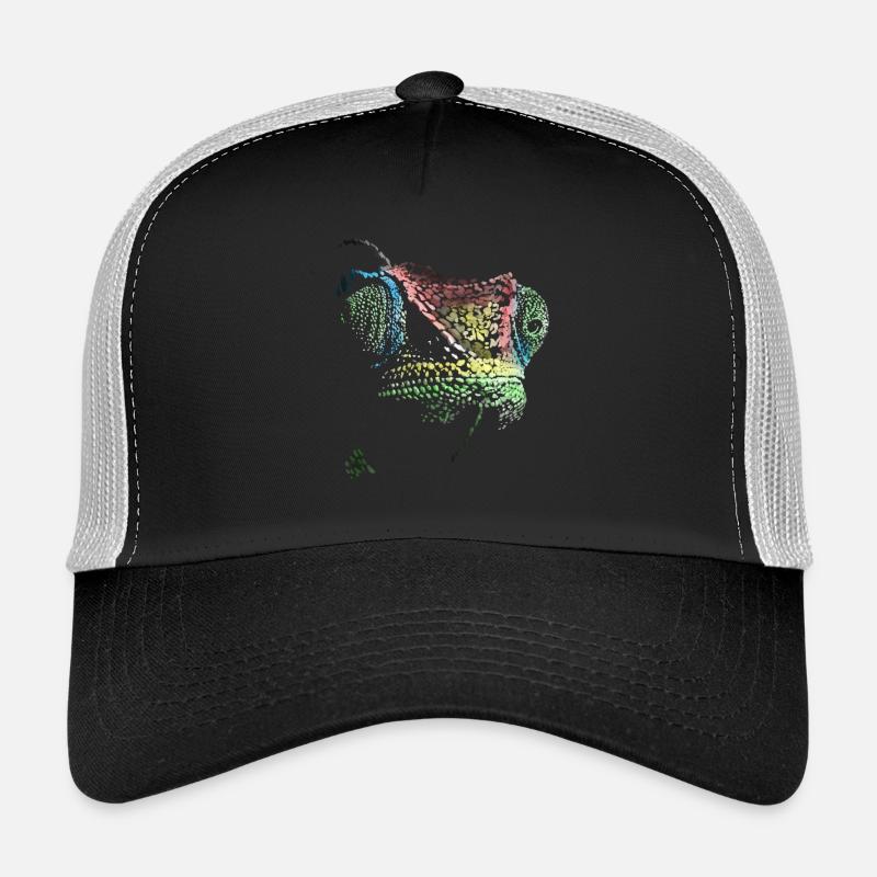 caméléon - Casquette trucker - noir/gris pierre