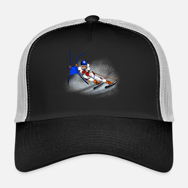 Ski - Trucker Cap - Schwarz/Steingrau