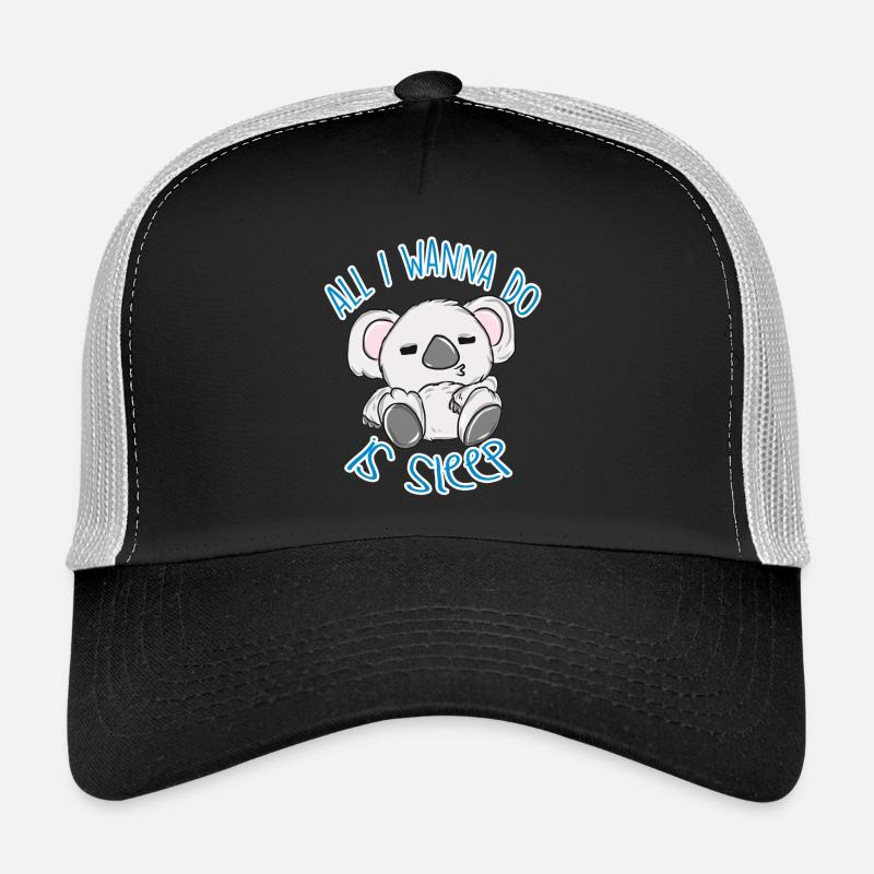 Koala - Trucker Cap - Schwarz/Steingrau