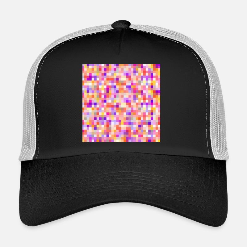 bunte Buttons colored buttons colored pins Trucker Cap