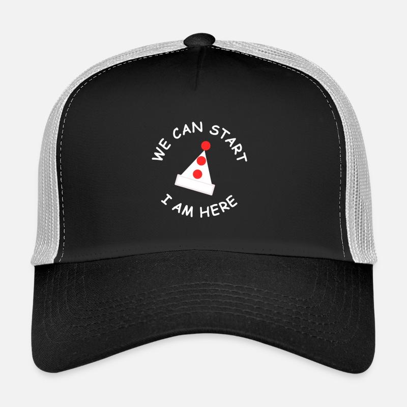 Weihnachts Karneval - Trucker Cap - Schwarz/Steingrau
