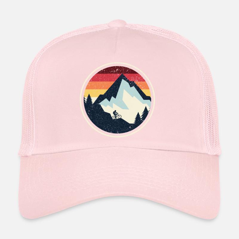 Sunset Peak MTB Silhouette Trucker Cap