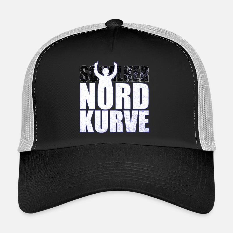 Schalker Nordkurve Schriftzug Geschenkidee Trucker Cap