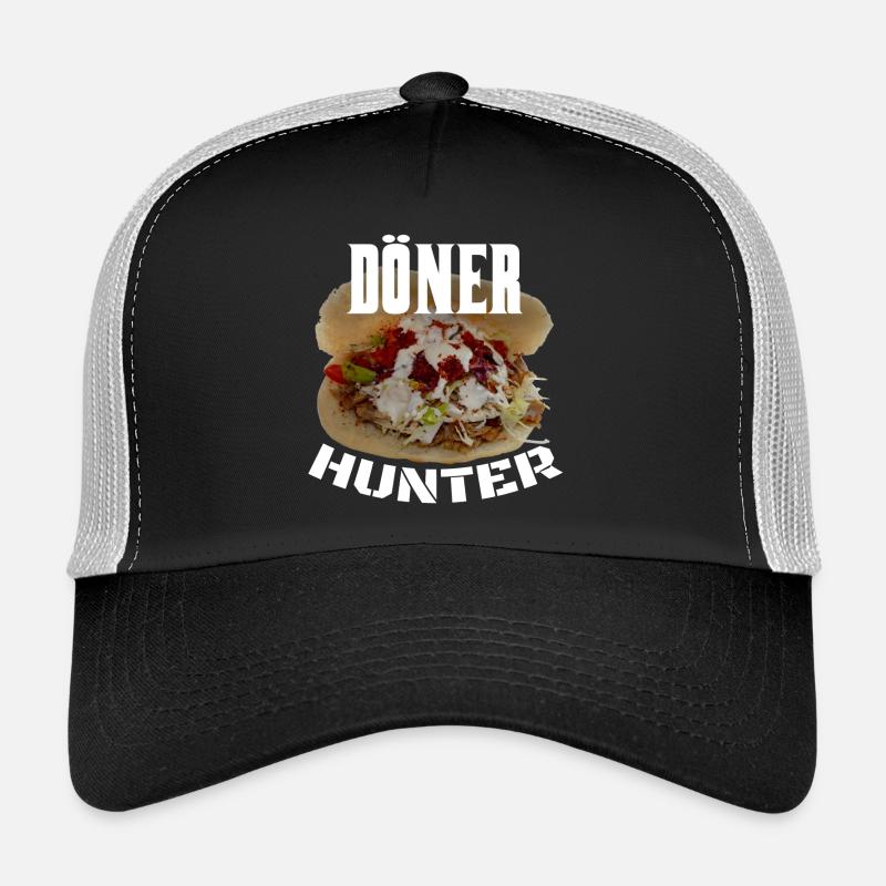 Döner Kebab Hunter - Trucker Cap - Schwarz/Steingrau