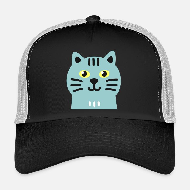 Cute cat - Trucker Cap - black/stone grey