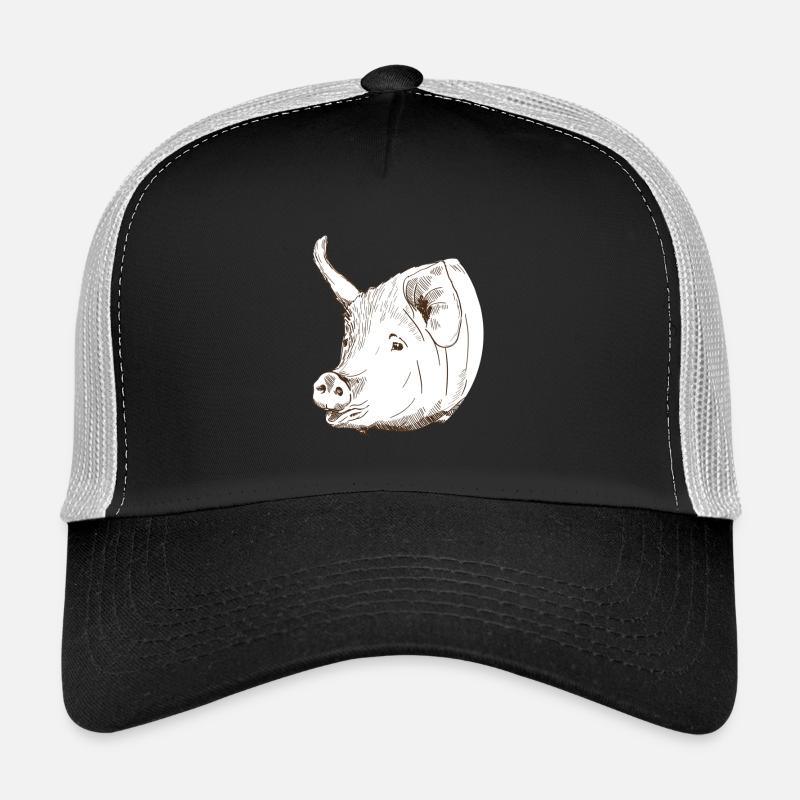 Cochon Casquette trucker 