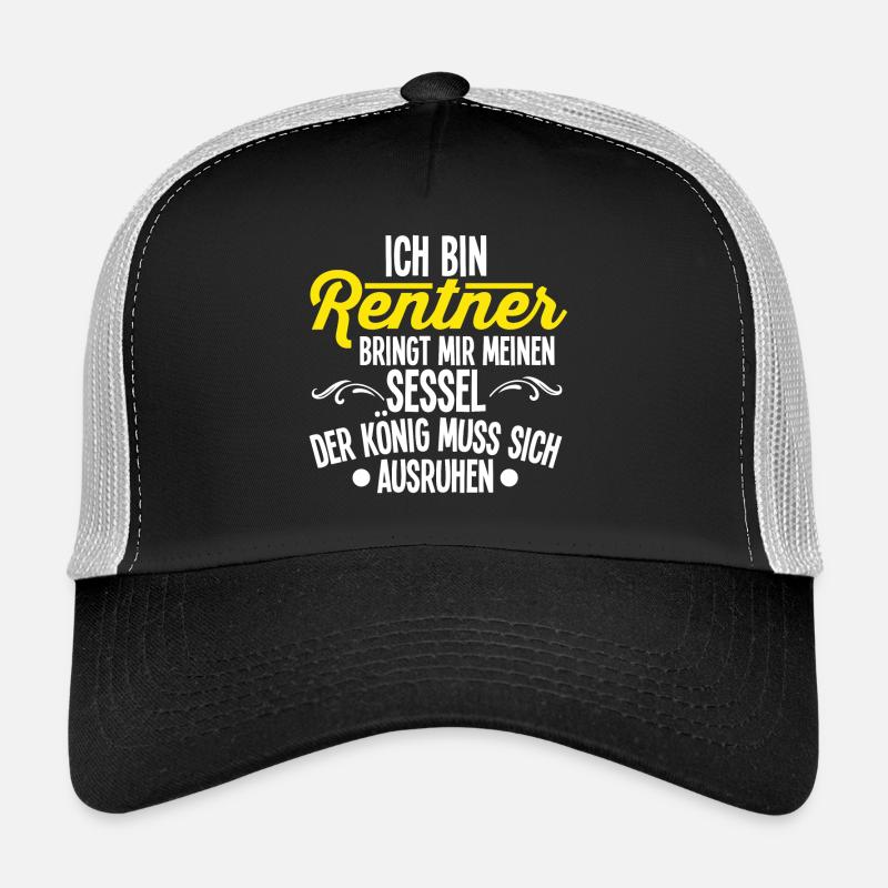 Rentner - Trucker Cap - Schwarz/Steingrau