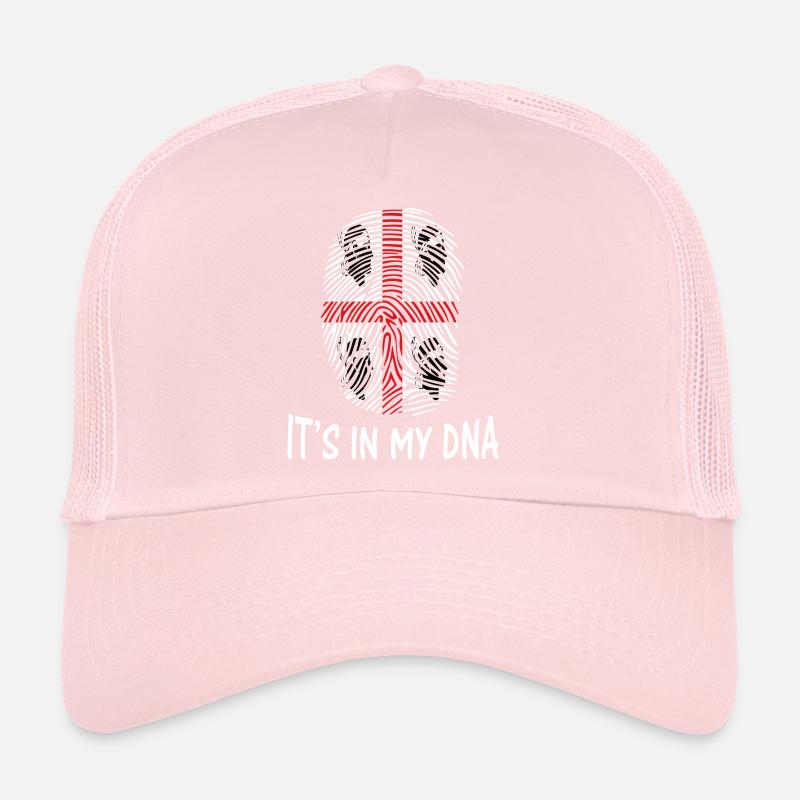 Idée cadeau de conception de t-shirt ADN drapeau Sardaigne. Casquette trucker 