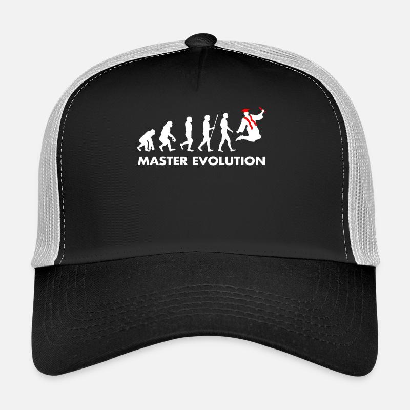 Master evolution development graduation diploma Trucker Cap