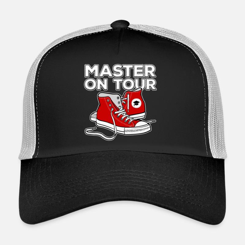 Master university degree graduation diploma funny Trucker Cap