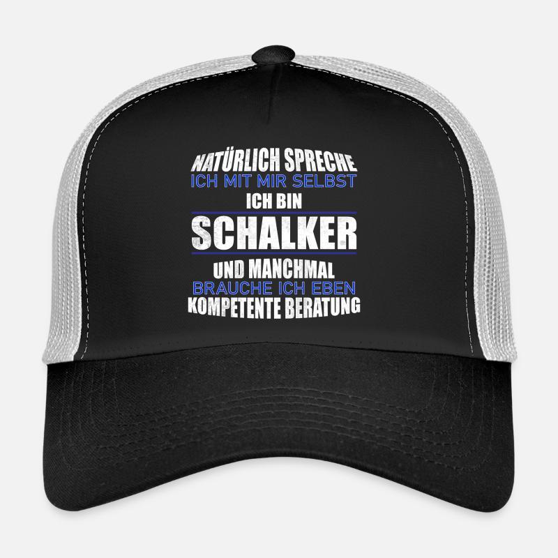 Schalker Beratung Geschenkidee - Trucker Cap - Schwarz/Steingrau